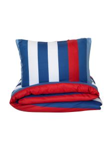 Påslakanset Mikrofiber Randigt Saltvik Marinblå 150x210cm Lord Nelson Victory