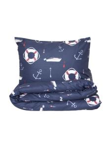 Påslakanset Marinblå Lord Nelson Victory Strandhamn 150x210cm