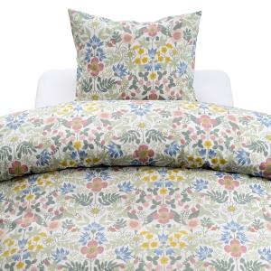 Påslakanset Blommigt Sommarblommor Multi 150x210cm Borganäs Of Sweden