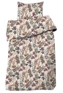 Satin Påslakanset Palermo Burgundy 150x210cm Redlunds