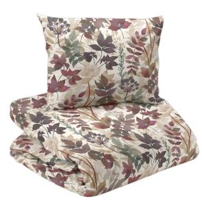 Satin Påslakanset Palermo Burgundy 150x210cm Redlunds