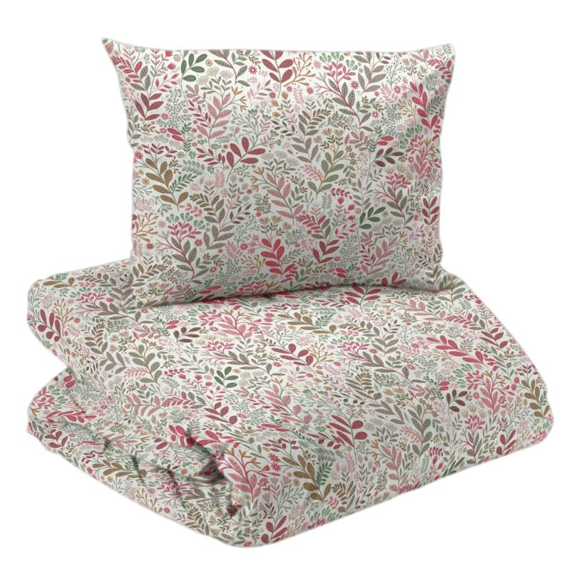 Påslakanset Blommigt Pistage Redlunds Hage 150x210cm at lavanille