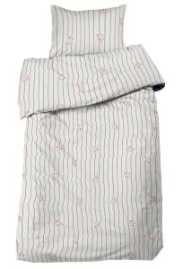 Påslakanset Randigt Redlunds Tove Beige 150x210cm