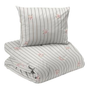 Påslakanset Randigt Redlunds Tove Beige 150x210cm