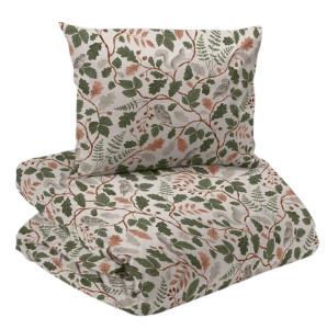 Påslakanset Redlunds Helge Linnebeige/Rost 150x210cm