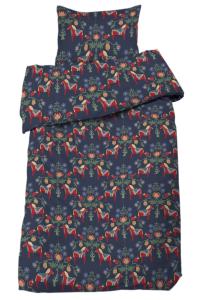 Påslakanset Risa Marinblå 150x210cm Redlunds