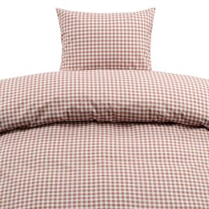 Påslakanset Rutigt Brun Borganäs of Sweden Märta 150x210cm