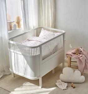 Påslakanset Spjälsäng Rosa Borganäs of Sweden Päron 100x130cm