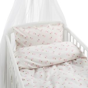 Påslakanset Spjälsäng Rosa Borganäs of Sweden Päron 100x130cm