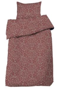 Påslakanset Svea Röd 150x210cm Redlunds