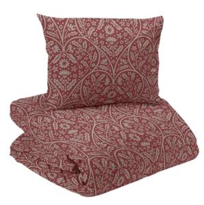 Påslakanset Svea Röd 150x210cm Redlunds