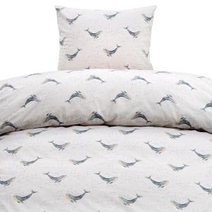 Påslakanset Barn Valsång Blå 150x210cm Borganäs Of Sweden