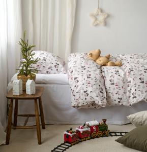 Jul Påslakanset Fingal Vit 150x210cm Borganäs of Sweden