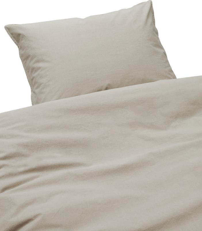 Percale Påslakanset Amie Linnebeige 150x210cm Svanefors at lavanille