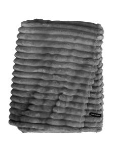 Pläd Cozy Fuskpäls Grå 150x200cm Kosta Linnewäfveri