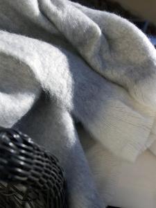 Pläd Elva Grå 130x170cm Svanefors