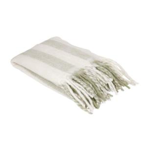 Pläd Fondaco Mia Grön Ullmix 130x170cm