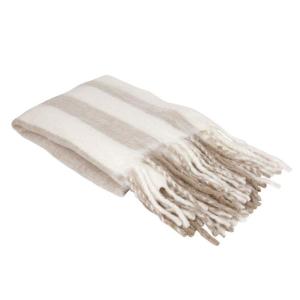 Pläd Fondaco Mia Sand Ullmix 130x170cm