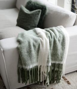 Pläd Grön Fondaco Brad 130x170cm