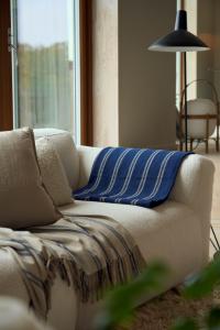 Pläd Lord Nelson Victory Vedhall Marinblå 130x170cm