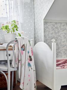 Pläd Linnebeige Redlunds Älvor 130x150cm