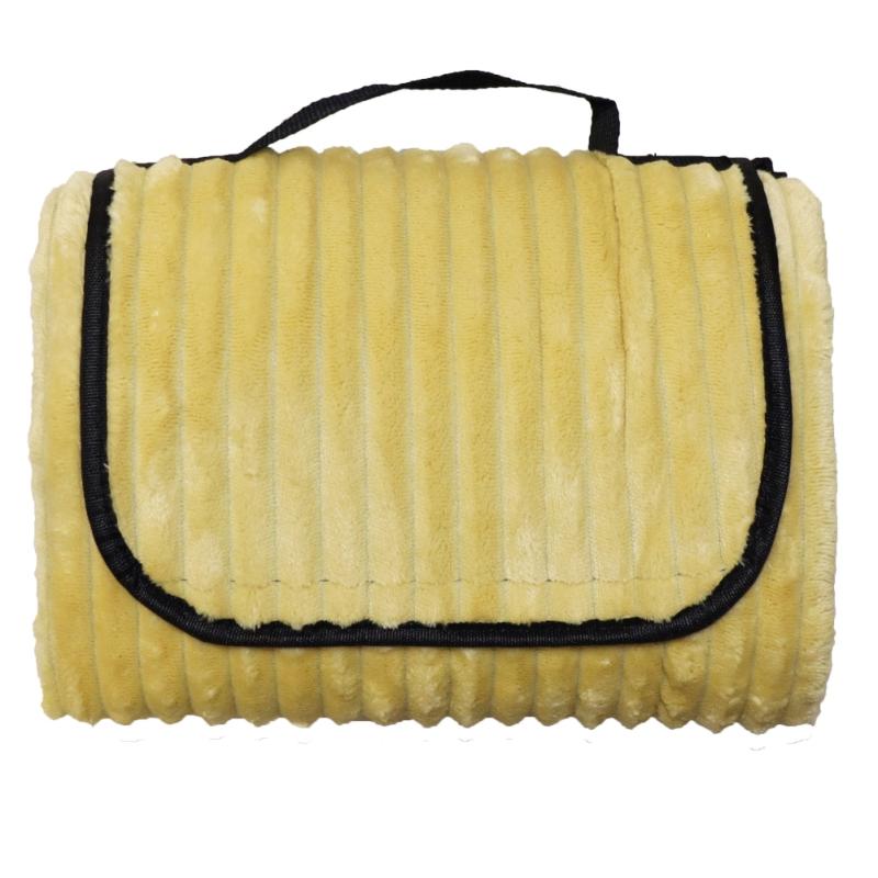 Picknickpläd Baloo Ljusgul 125x150cm Redlunds at lavanille