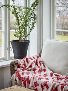 Fleecepläd Redlunds Malung Röd 130x170cm