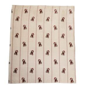 Fleecepläd Redlunds Nalle Linnebeige 130x150cm