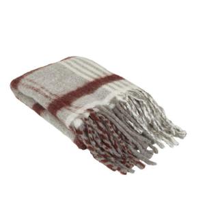 Pläd Röd Fondaco David 130x170cm