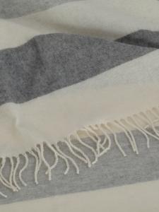 Pläd Santa Clara Grå 130x170cm Kosta Linnewäfveri