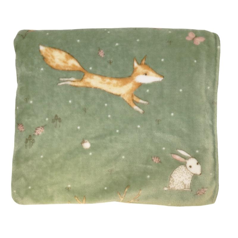Barnfilt Stampe Grön 130x150cm Redlunds at lavanille