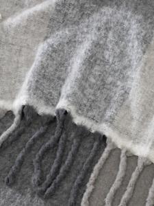 Pläd Varekil 130x170cm Grå Kosta Linnewäfveri