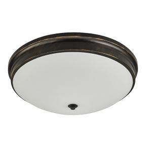 Plafond Glas Svart/Guld 40cm Oriva Balder