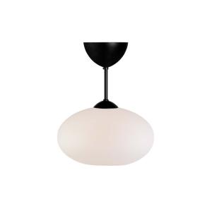 Plafond IP21 Glas Opal/Svart Dimbar Belid Bullo 27cm