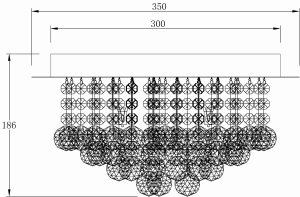 Plafond Krom Aneta Lighting Madelene 35cm