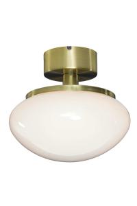 Plafond Mässing/Vit 27cm Aneta Lighting New August