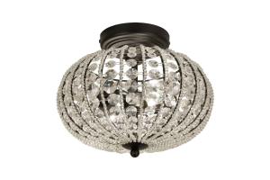 Plafond Svart/Klar Aneta Lighting Edda 29,5cm