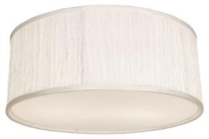 Plafond Bendir Vit Plisserad 38cm Aneta Lighting