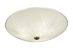 Plafond Glas Vit/Stål 42cm Aneta Lighting Nerine