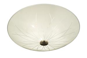 Plafond Glas Vit/Stål 50cm Aneta Lighting Nerine