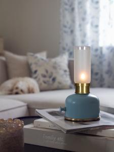 Portabel Bordslampa Frida Blå 22cm PR Home