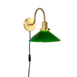 Vägglampa Grön PR Home Axel 25cm