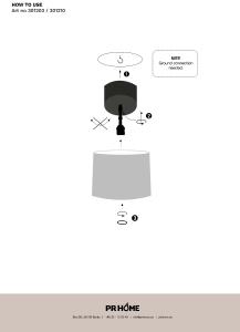 PR Home Bacup Takkopp 12cm Svart