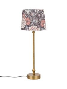 Bordslampa Mässing/Brun PR Home Liam Dahlia 55cm