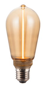 PR Home EDGE Edison LED-Lampa E27 Amber 6,4cm