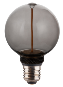 PR Home EDGE LED-Lampa E27 Rökfärgad 8cm