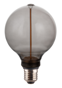 PR Home EDGE LED-Lampa E27 Rökfärgad 9,5cm