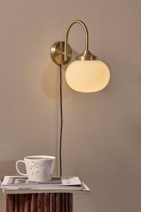 Vägglampa Mässing PR Home Elsy 26cm