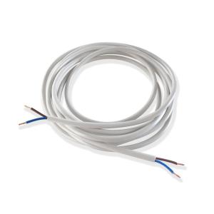 PR Home Kabel Rund SKK2x0,75 Vit 3m