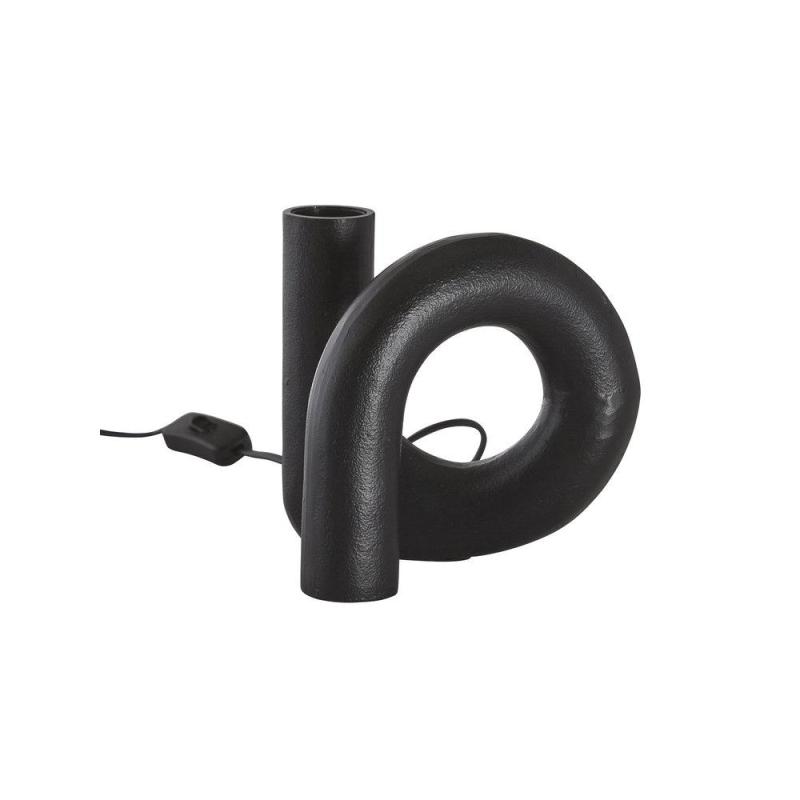 PR Home Notice Swirl Lampfot Råsvart 18cm at lavanille